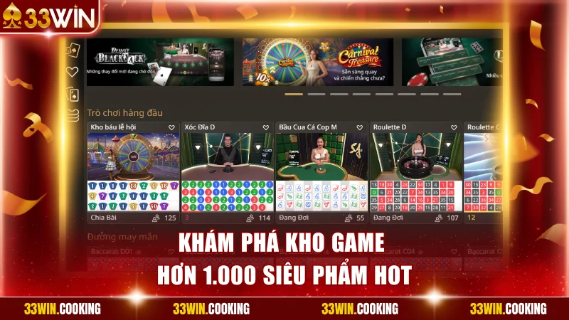 Khám phá kho game hơn 1.000 siêu phẩm hot