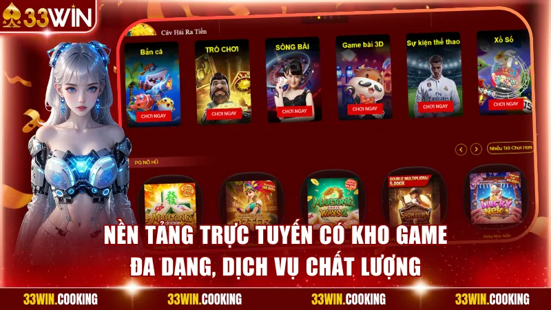 Nền tảng trực tuyến có kho game đa dạng, dịch vụ chất lượng