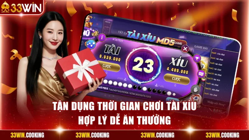 Tận dụng thời gian chơi tài xỉu hợp lý dễ ăn thưởng